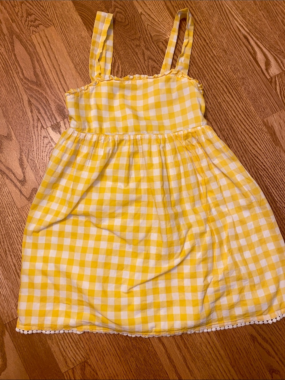 Sigrid Olsen Kids Dress Yellow Gingham / Size 7